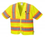 VEST SFTY CLASS 3 MESH LIME 3XL