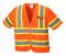 VEST SFTY CLASS 3 MESH ORANG 2XL