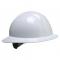 HARD HAT WHITE FULL BRIM RATCHET