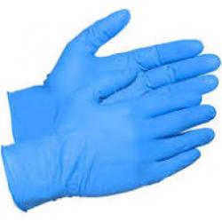 GLOVES LATEX BLUE X-LARGE