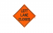 SIGN ROLLUP LEFT LANE CLOSED