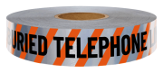 TAPE DT TELEPHONE ORANGE 3"