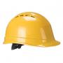 HELMET VENTED ARROW SAFETY WHT