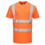 T-SHIRT HI-VIS ORG S-SLEEVES LG