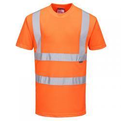 T-SHIRT HI-VIS ORG S-SLEEVES XL