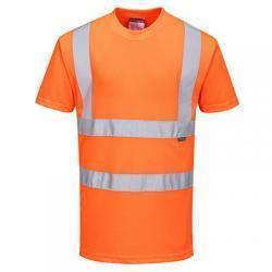 T-SHIRT HI-VIS ORG S-SLEEVES 3XL